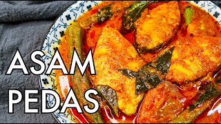 Asam Pedas Fish Recipe | Malay Spicy Sour Tamarind Fish Curry
