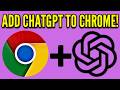 How to Add Chatgpt Search to Chrome!