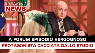 A Forum Un Episodio Vergognoso: Cacciata Dallo Studio!