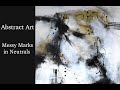 Abstract Art Mark Making #21 | Messy Marks in Neutrals