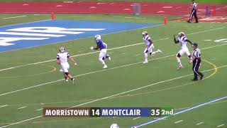 Morristown Colonials Football vs Montclair Mounties