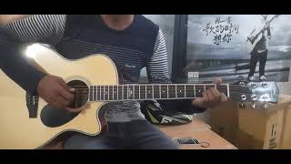 Kepma A1CE Semi Acoustic Guitar | Use Earphones | RDX Music Store Indore 9074419099