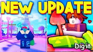 DIG IT VALENTINES UPDATE! (NEW CODES,TOKENS, GIFTS, SECRETS) ROBLOX