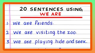 SENTENCES WITH \