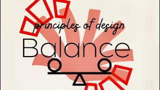 1 minute 🖼 vocabulary! What is BALANCE? (Principles of Design)