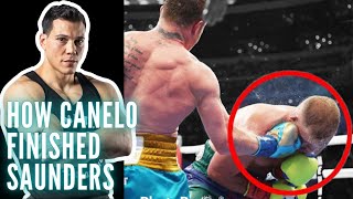 Canelo Alvarez vs Billy Joe Saunders KO Explained |OPEN STANCE BODY PUNCHES | BazookaTraining.com