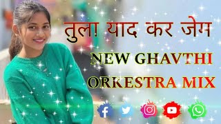 तुला याद कर जेम   || TULA YAD KAR JEM NEW PALGHR ORKESTRA MIX SONG FROM DHARMPUR 2024