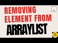 Arraylist Hacks: removing element from arraylist | Quick ArrayList Modification | ArrayList Tutorial