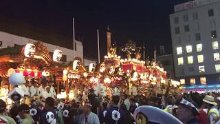 熊谷うちわ祭2019 駅前通り進入〜初叩き合い