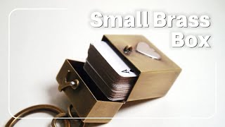 How to Make a BrassBox?♠️ Explore the Details and Techniques of Metalworking!