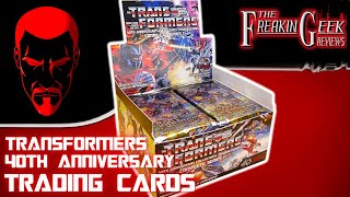 KNOW WHEN TO HOLD THEM | Transformers 40TH ANNIVERSARY TRADING CARDS: EmGo's Reviews N' Stuff