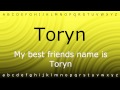 How to say 'Toryn' with Zira.mp4