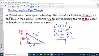 8 G B 7 Using Pythagorean Theorem