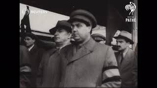 RUSSIA:  Resignation of Mr. Malenkov...shots inside the kremlin. (1955)