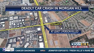 At least one person is dead in crash on Highway 101 in Morgan Hill, officers say