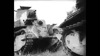 Rare footage of the Japanese empire's  Type 89 tanks