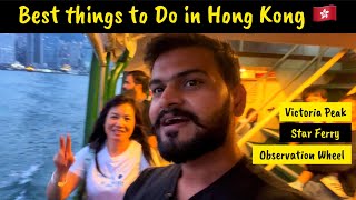 Exploring Hong Kong City | Hong Kong Travel Vlogs | Victoria Peak, Star Ferry, and more