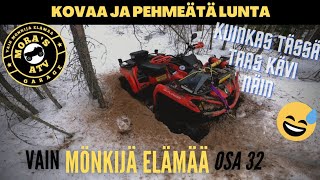 Kovaa ja pehmeää lunta + pari keskivaikeaa jumia | Vain Mönkijä Elämää osa 32