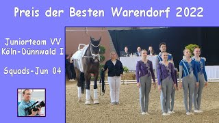 Juniorteam VV Köln-Dünnwald I - Squads-Jun 04 - Preis der Besten Warendorf 2022