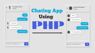 Chating App Using Javascript & PHP with source Code | #chatapp #coding #nizamicoding