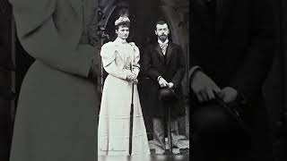 young Nicholas II and Princess Alix of Hesse ,#shorts #shortsyoutube #romanovs #royalty #nicholasii