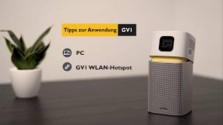 So richten Sie einen Hotspot für den GV1 ein