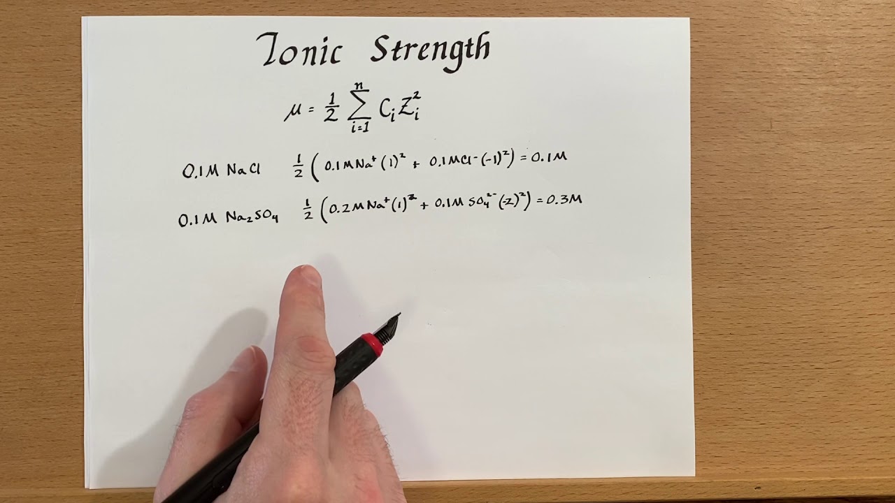 Ionic Strength Youtube