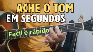 Como achar o tom da música rápido | rápido e fácil