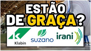 MOMENTO DA VIRADA DO SETOR: RECEITA SUBINDO e os DIVIDENDOS? QUAL COMPRAR: KLBN11 SUZB3 ou RANI3?