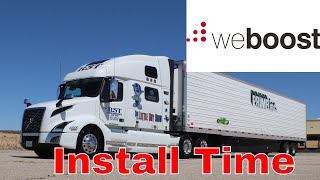 WeBoost 4G-X OTR Install In The 2018 Volvo VNL 860 Globetrotter