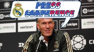Zidane's pre-Atlético press conference in New Jersey