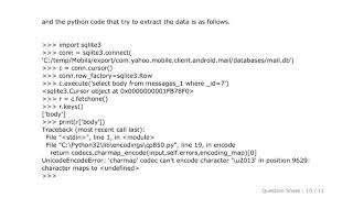 PYTHON : python 3.2 UnicodeEncodeError: 'charmap' codec can't encode character '\u2013' in position