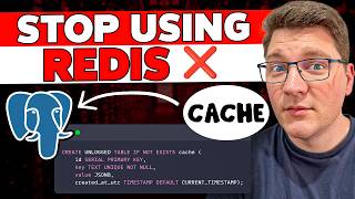 I replaced my Redis cache with Postgres... Here's what happened