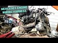 MERCEDES ENGINE WIRING HARNESS REMOVAL REPLACEMENT ENGINE