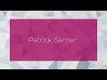 Patrick Garner - appearance