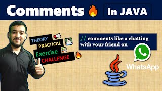Comments in Java | Java Tutorial for Beginners 🔥 [Hindi]