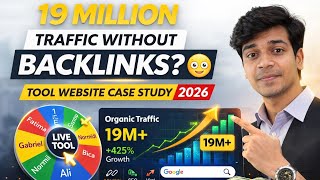 19 Million Traffic Without Backlinks? 😳 | Tool Website Case Study 2026