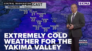 Extremely Cold Weather for the Yakima Valley