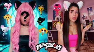 24 HORAS en un mundo de MIRACULOUS PARTE 2🐞❤️ | Ani Cat VERSUS Anti Cat😱 | Ani Cat😻