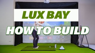 GolfBays Lux Bay Hitting Enclosure | Step By Step | Build Video