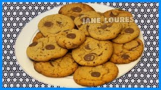 Cookies com gotas de chocolate ( Muito fácil e saboroso )