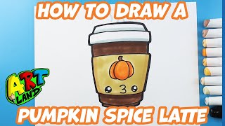 How to Draw a Pumpkin Spice Latte