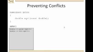 C++ Lesson 17.0 - Namespaces