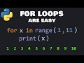 Learn Python for loops in 5 minutes! 🔁