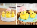 Rotating Baby Shower Cake + Ducks cake Topper - TAN DULCE