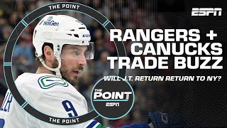 Rangers \u0026 Canucks trade buzz 🏒 Could J.T Miller return to New York? | The Point