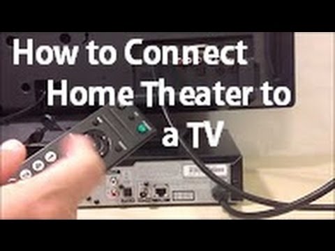 How to Connect a Home Theater to a TV How to Connect a Home Theater to a TV