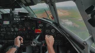 FZKA RWY 10 (Not perfect runway) DRC LANDING AIRPLANE ANTONOV-26 DAILY AVIATION