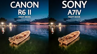 Canon Eos R6 II VS Sony A7IV Night Mode Camera Test