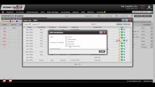 Dispatch Programs| Adding a User and Setting User Permissions